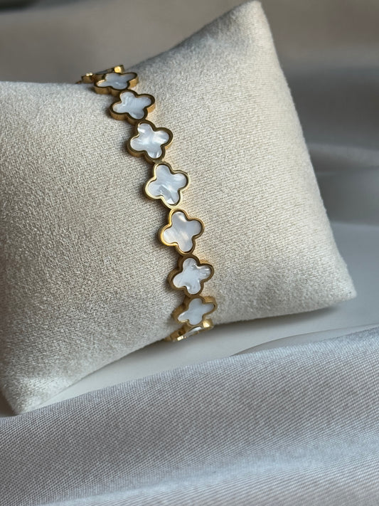 Armreif CLOVER | PEARL
