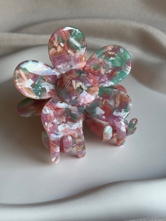Haarklammer FLOWERFUL aus Acetat | SIDNEY