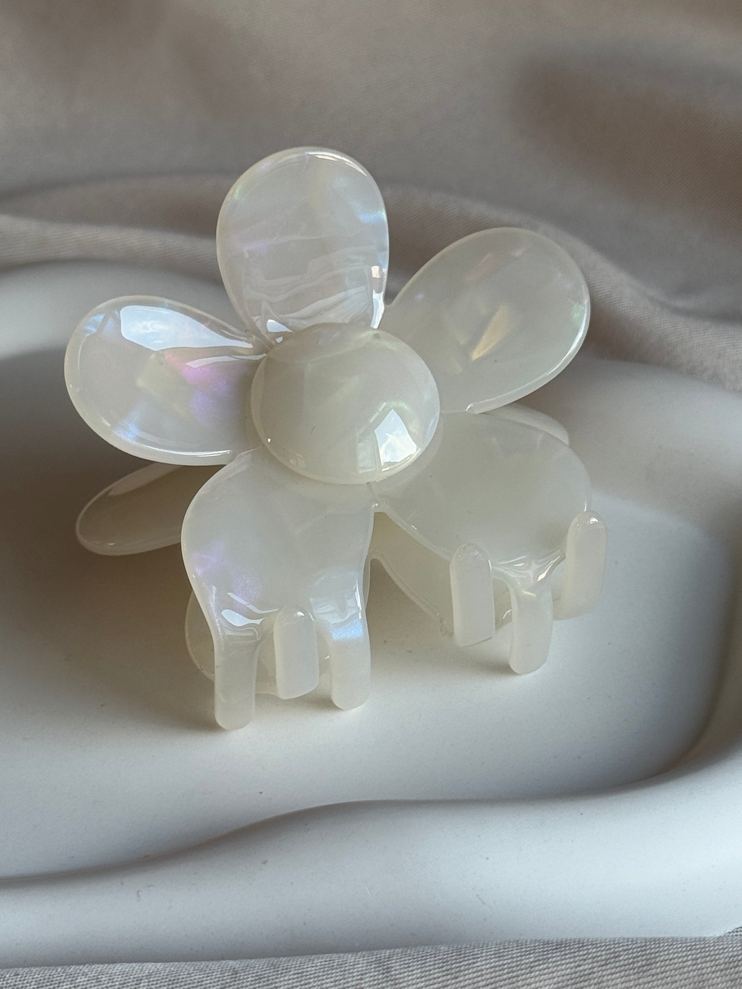 Haarklammer FLOWERFUL aus Acetat | PEARL