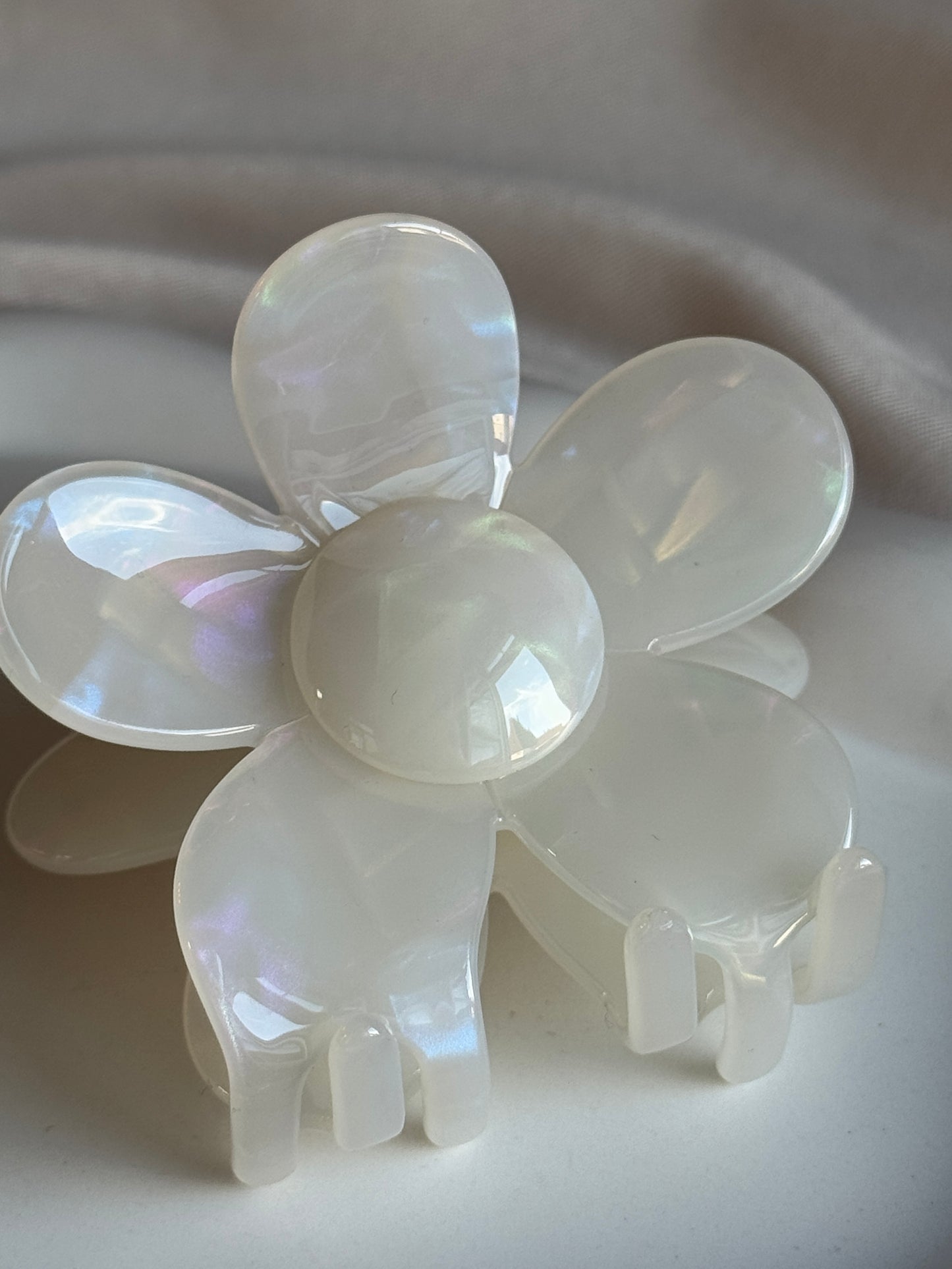 Haarklammer FLOWERFUL aus Acetat | PEARL