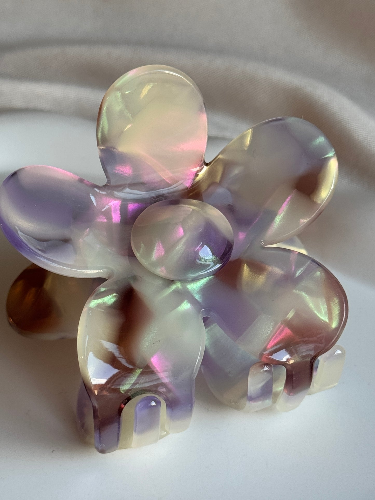 Haarklammer FLOWERFUL aus Acetat | BEAUTY