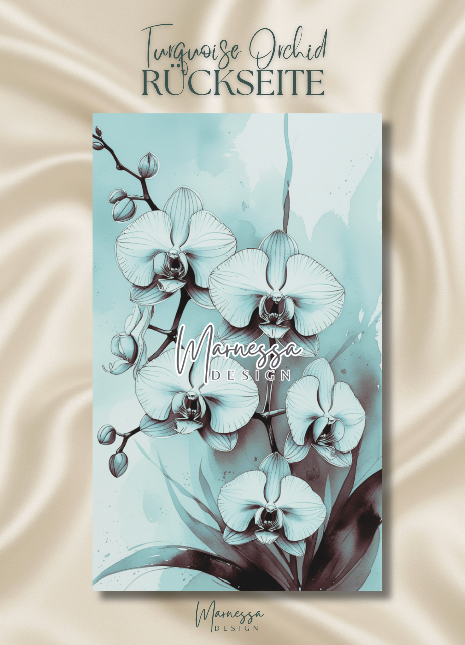 little coins BIG DREAMS | EINLAGEN BUNDLE "TURQUOISE ORCHID" | matt foliert