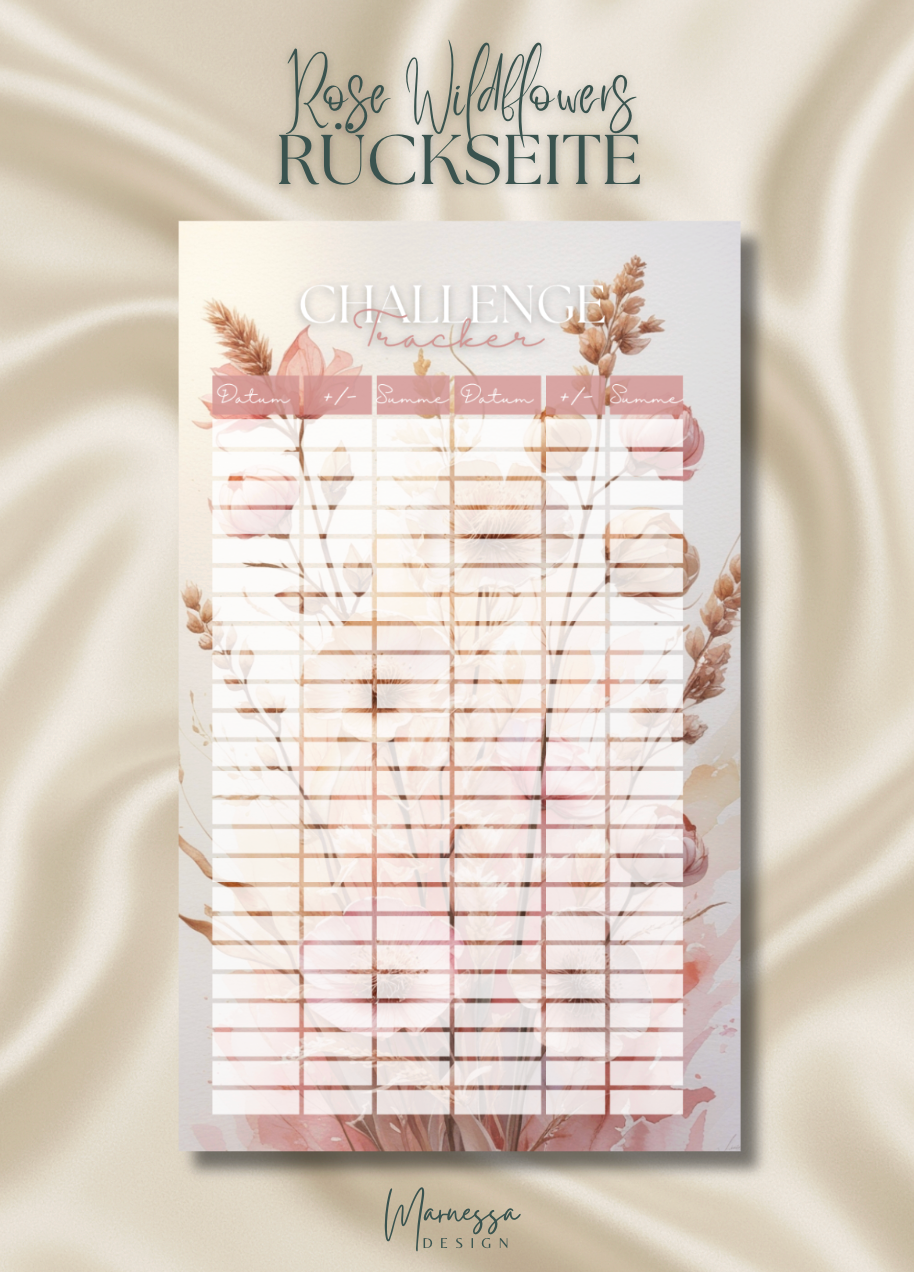 little coins BIG DREAMS | STEPS "ROSE WILDFLOWERS" | matt foliert