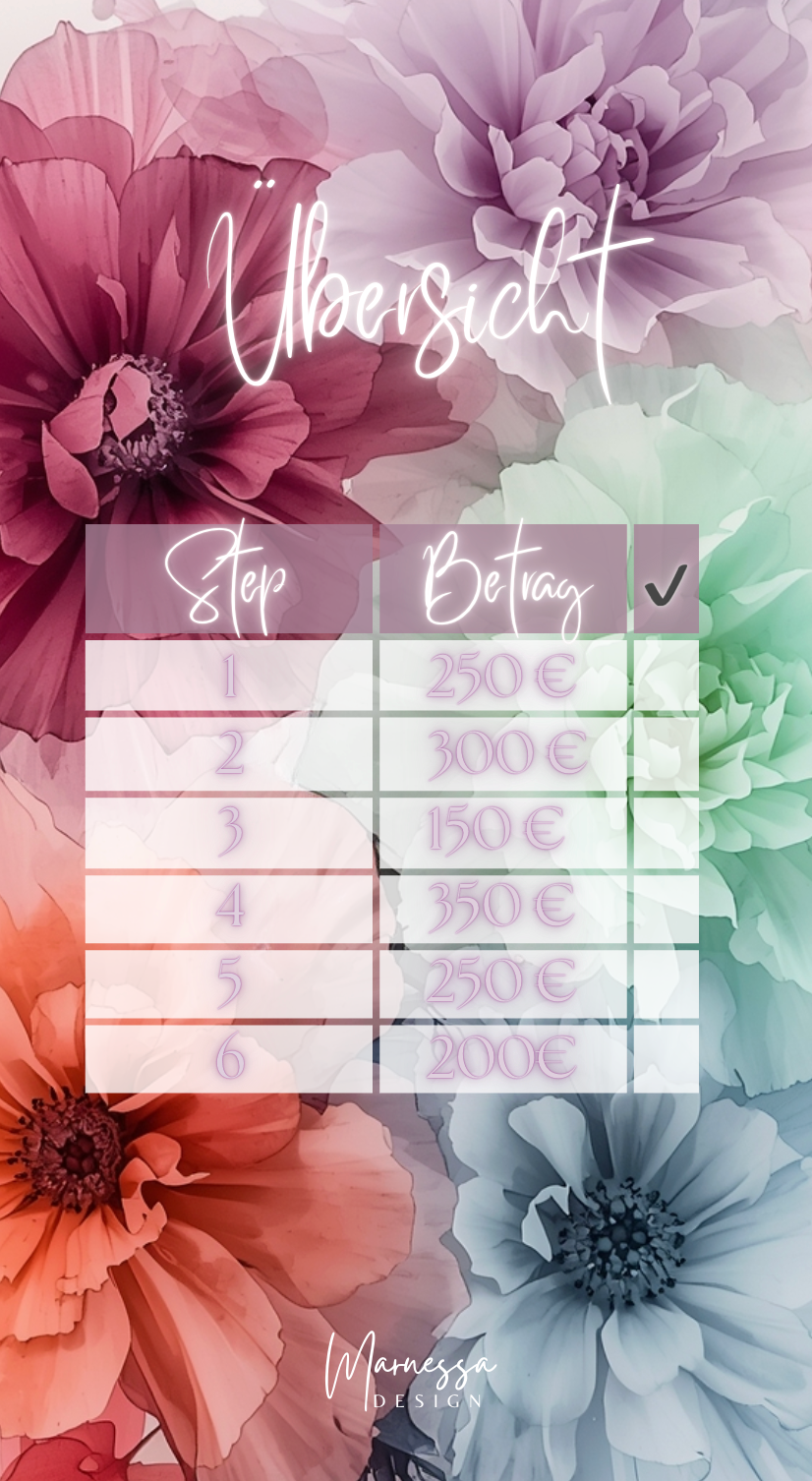 1500 € SPARPLAN | BUNDLE "COLORFUL BLOOM" - THANK YOU SPECIAL