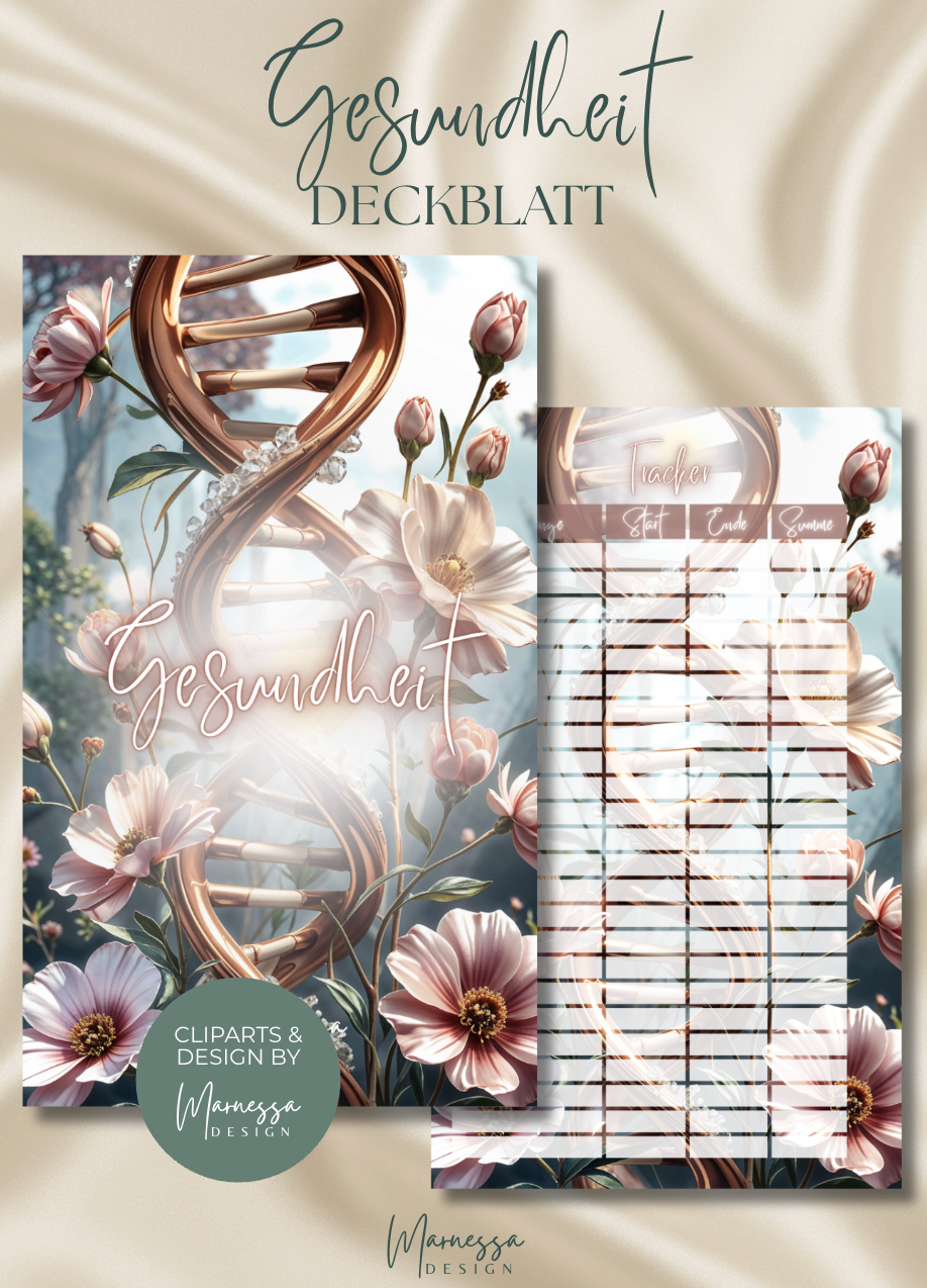 DECKBLÄTTER "ROSY GLOW" EINZELN | Trennblatt | Deckblatt | matt foliert | A6