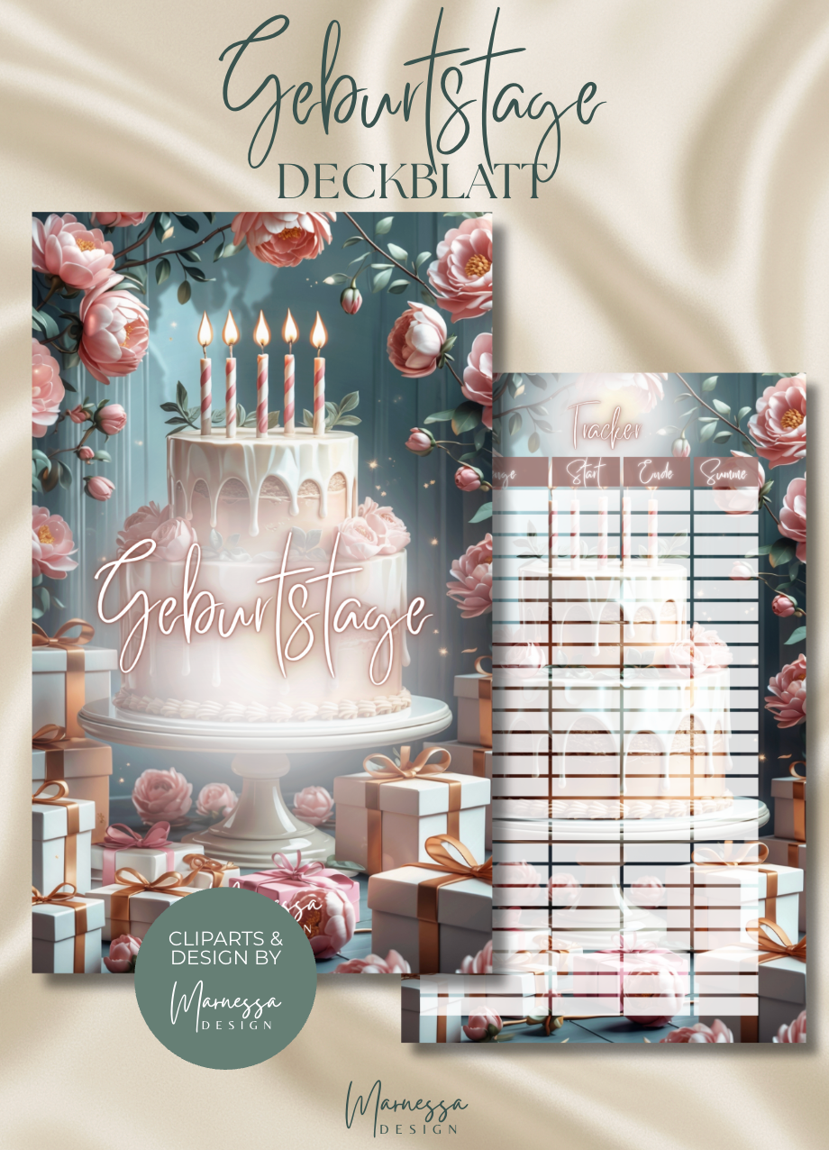 DECKBLÄTTER "ROSY GLOW" EINZELN | Trennblatt | Deckblatt | matt foliert | A6