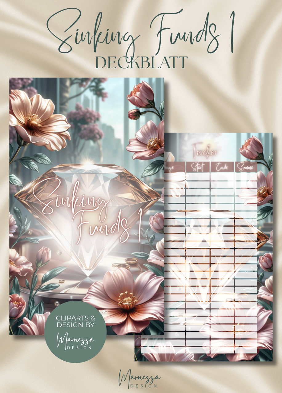 DECKBLÄTTER "ROSY GLOW" EINZELN | Trennblatt | Deckblatt | matt foliert | A6
