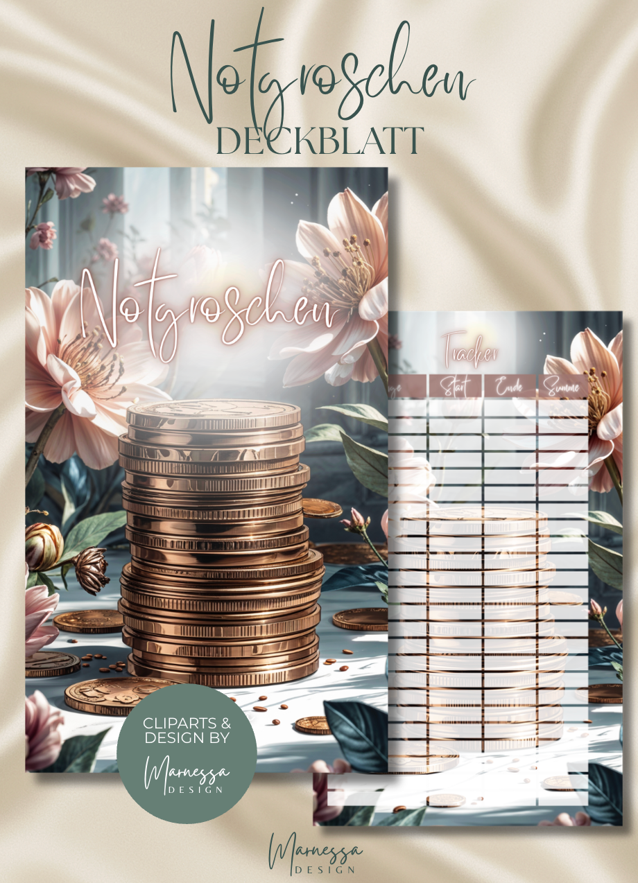 DECKBLÄTTER "ROSY GLOW" EINZELN | Trennblatt | Deckblatt | matt foliert | A6