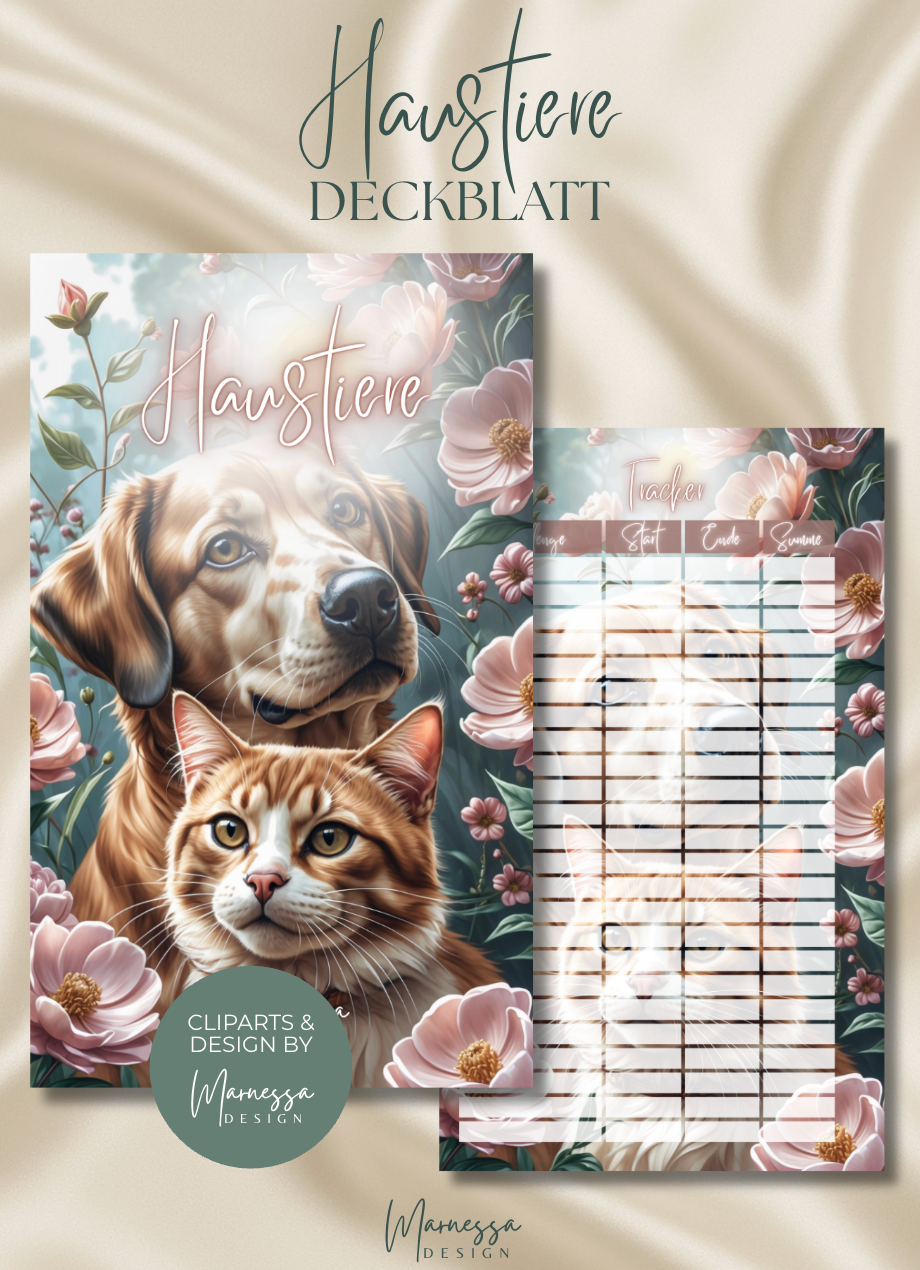 DECKBLÄTTER "ROSY GLOW" EINZELN | Trennblatt | Deckblatt | matt foliert | A6