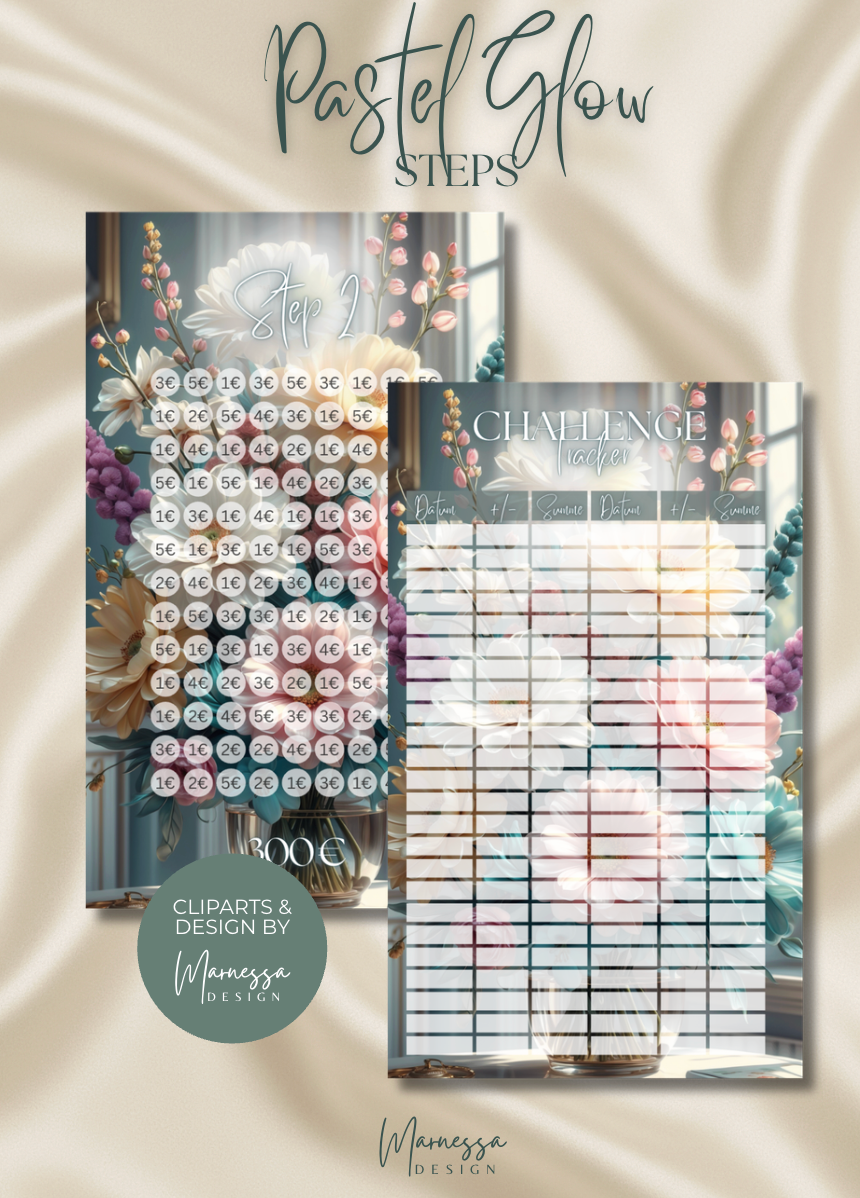 2000 € SPARPLAN | BUNDLE "PASTEL GLOW" | matt foliert