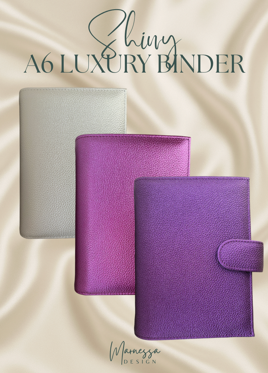 A6 Luxury Binder mit Flyleaf | SHINY