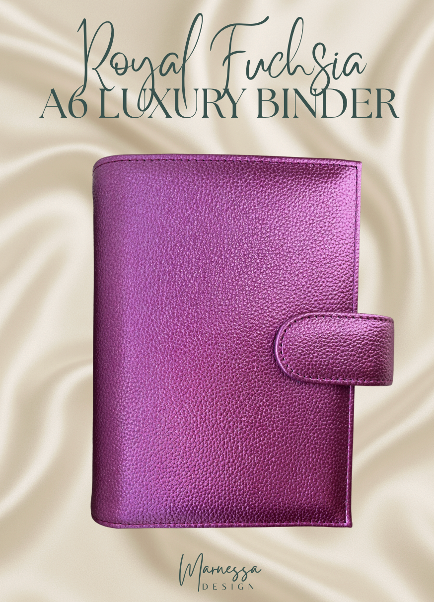 A6 Luxury Binder mit Flyleaf | SHINY