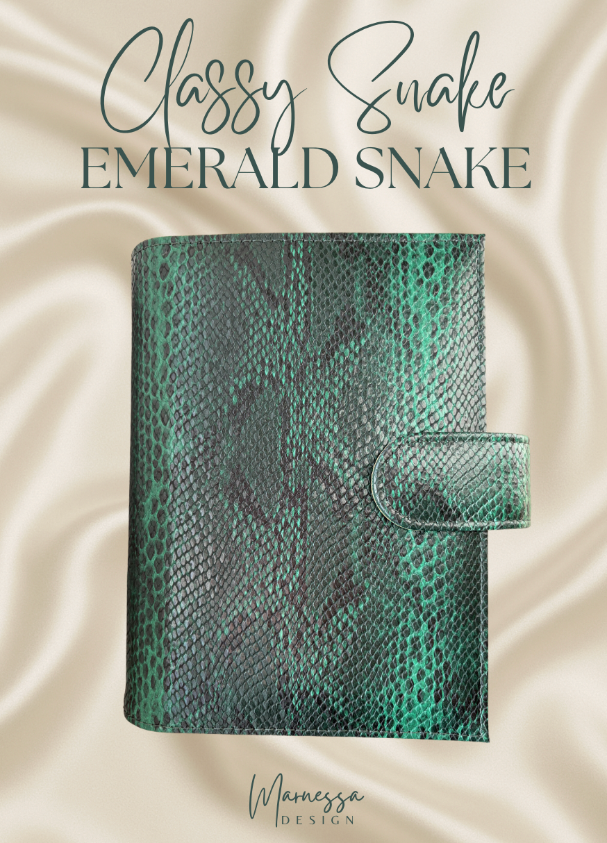 A6 Luxury Binder mit Flyleaf | CLASSY SNAKE