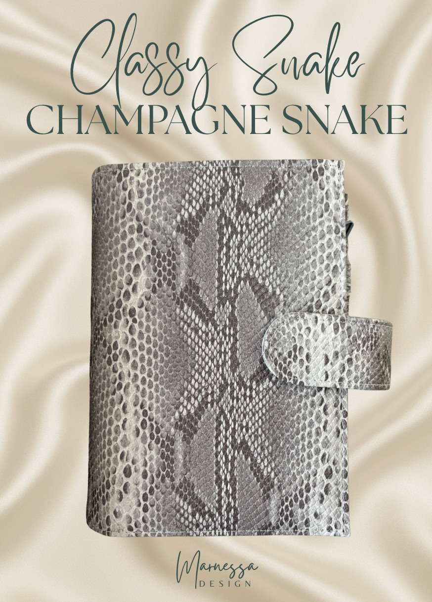 A6 Luxury Binder mit Flyleaf | CLASSY SNAKE