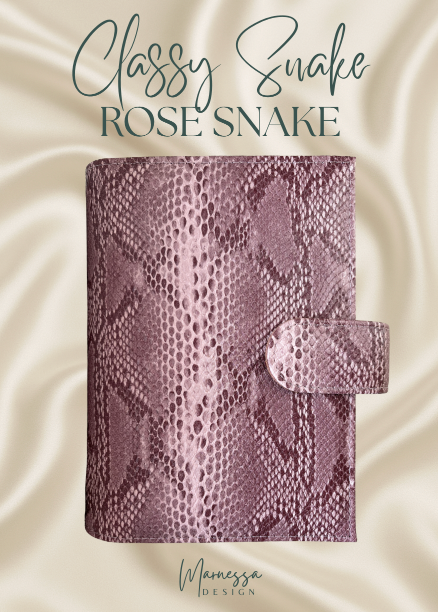 A6 Luxury Binder mit Flyleaf | CLASSY SNAKE