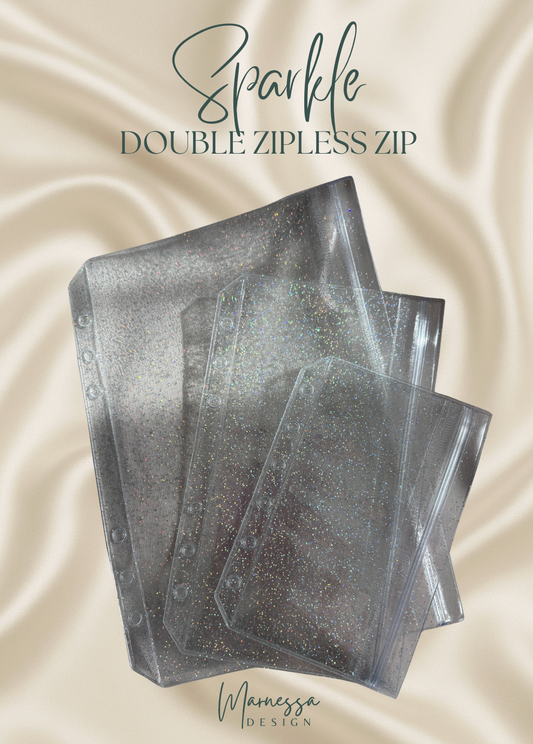 Umschläge DOUBLE Zipless Zip | SPARKLE