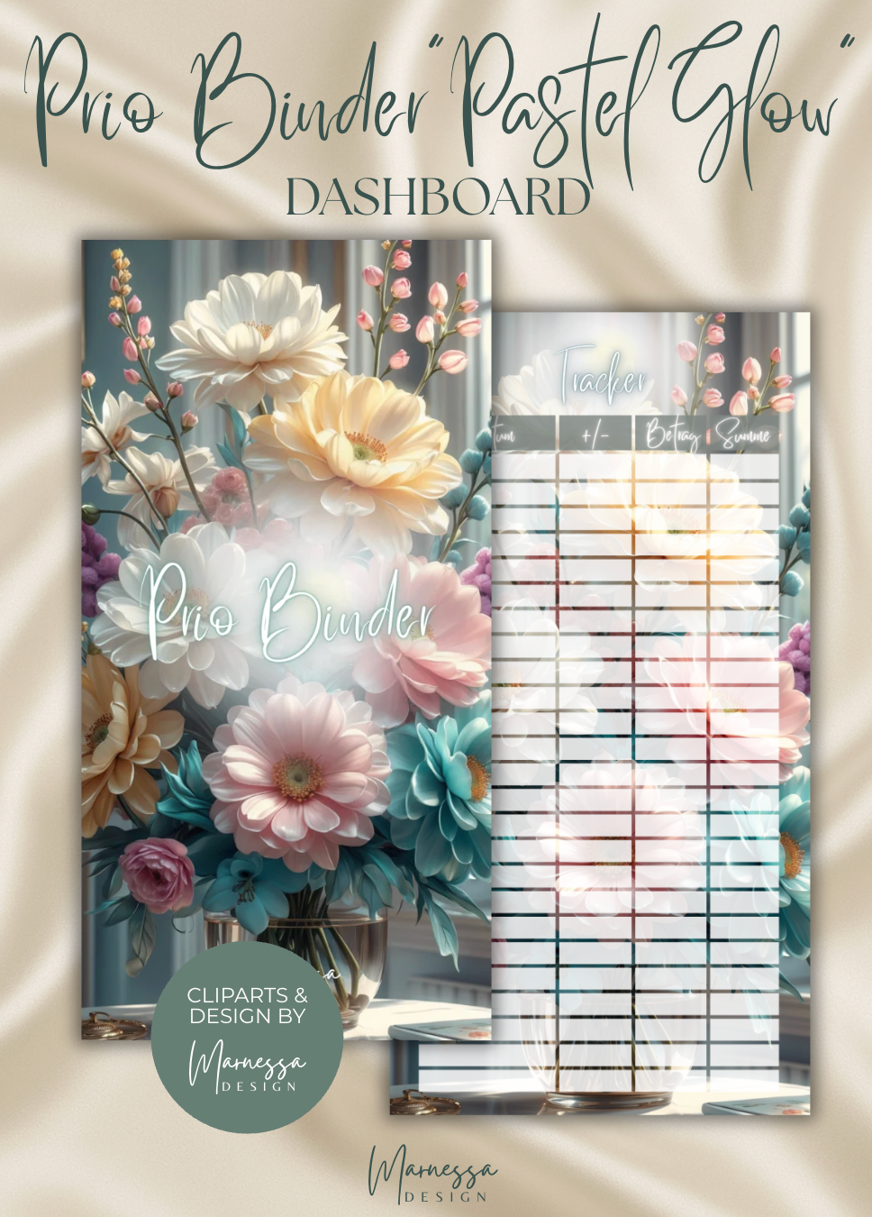 DASHBOARD BUNDLE "PASTEL GLOW" | 10 Stk. | matt foliert