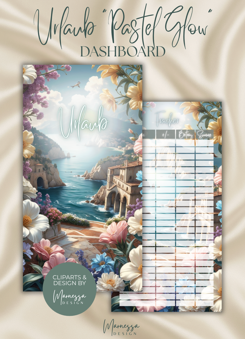 DASHBOARD BUNDLE "PASTEL GLOW" | 10 Stk. | matt foliert