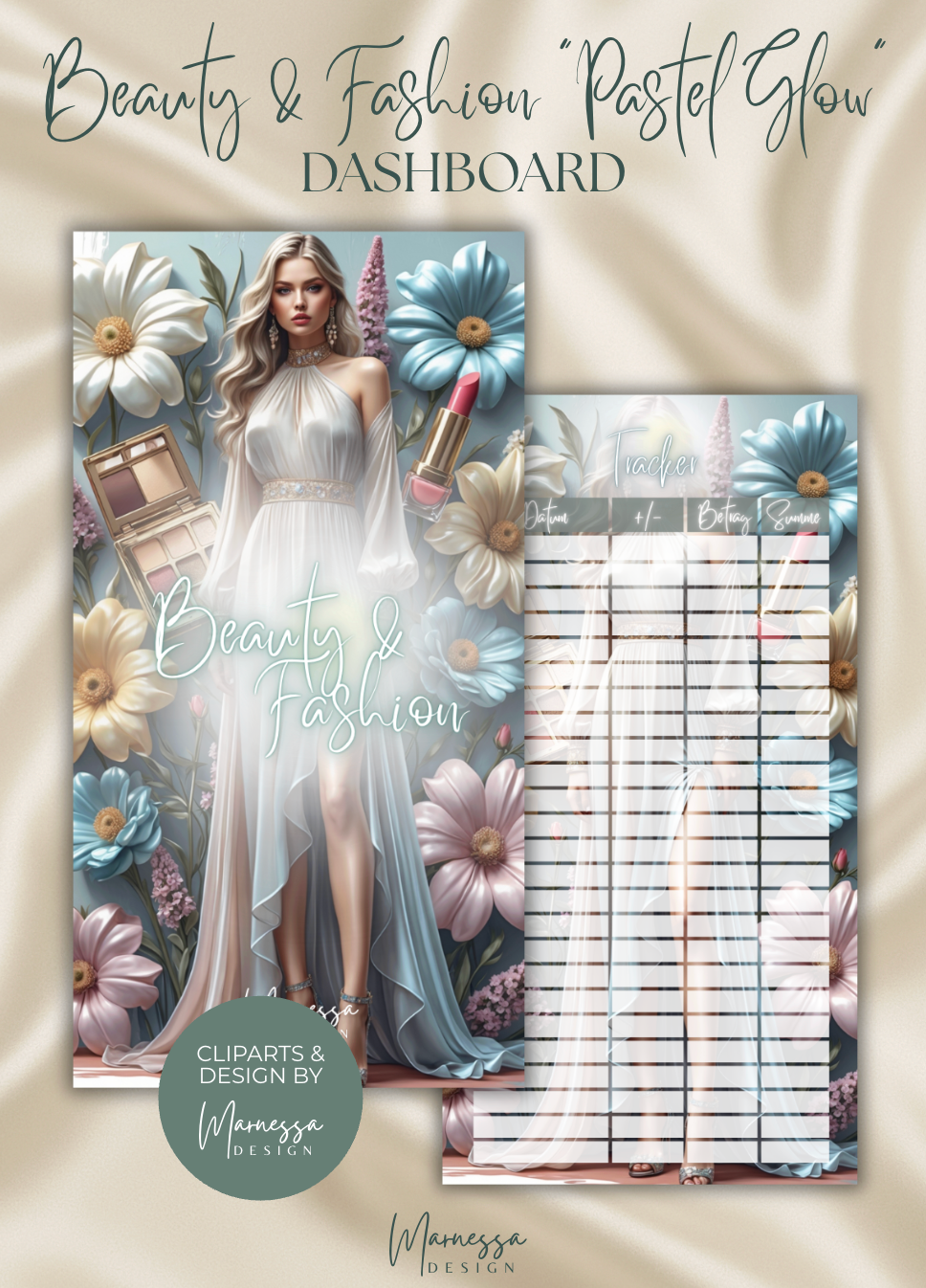DASHBOARD BUNDLE "PASTEL GLOW" | 10 Stk. | matt foliert