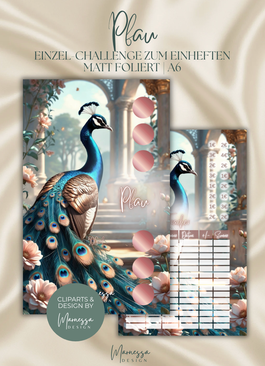 ANIMALS COLLECTION | Einzel-Challenges zum einheften | matt foliert | A6