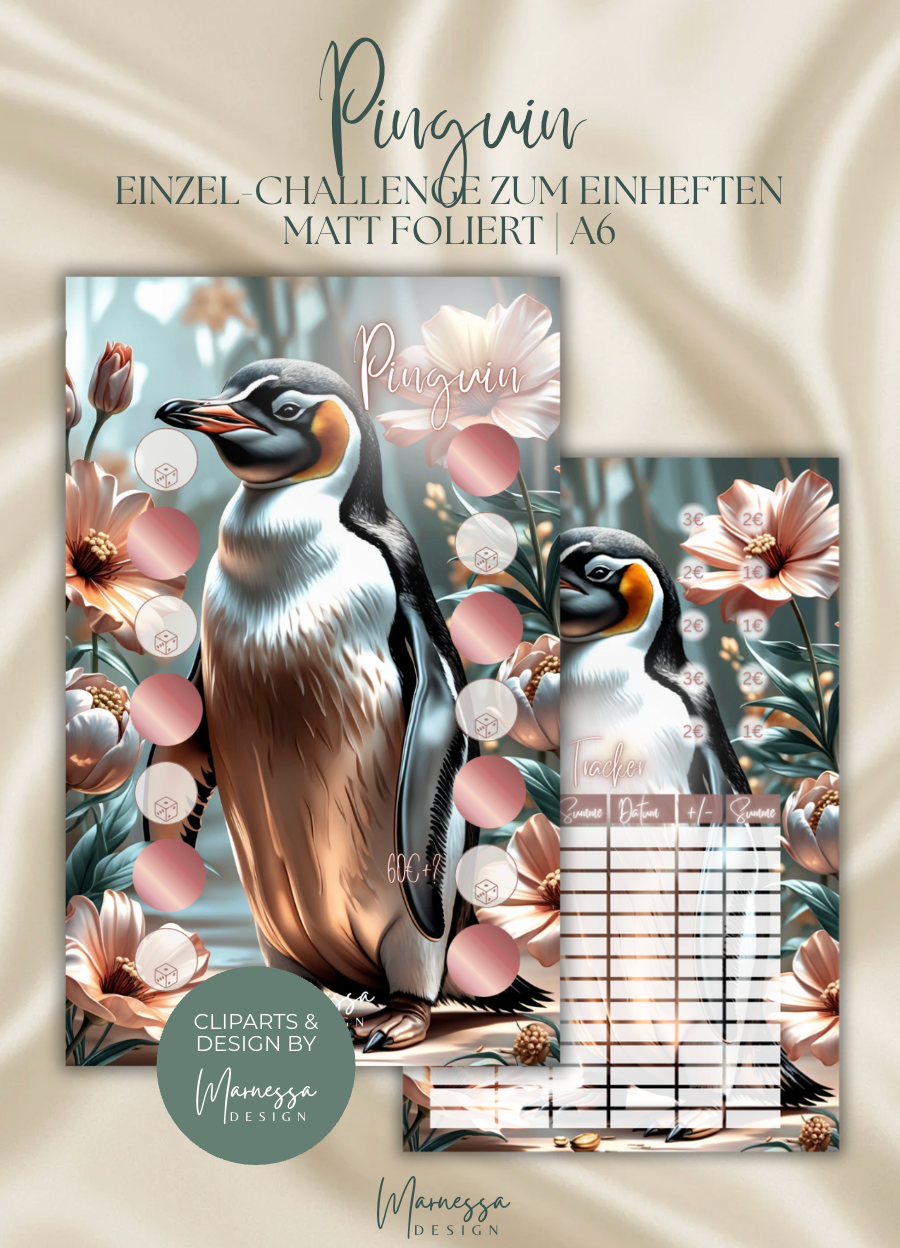 ANIMALS COLLECTION | Einzel-Challenges zum einheften | matt foliert | A6