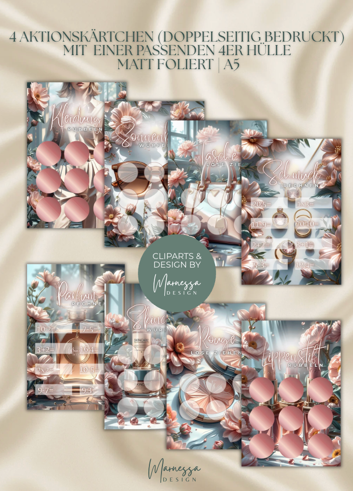 FASHIONISTA DINGO  | ROSY GLOW  | Sparchallenge zum einheften | matt foliert | A5