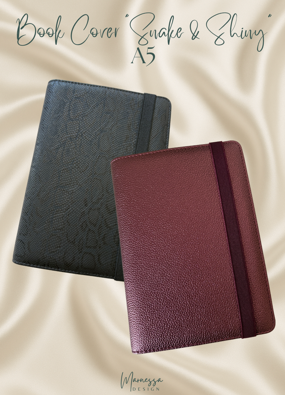 A5 BOOK COVER & NOTIZBUCH | SHINY & SNAKE