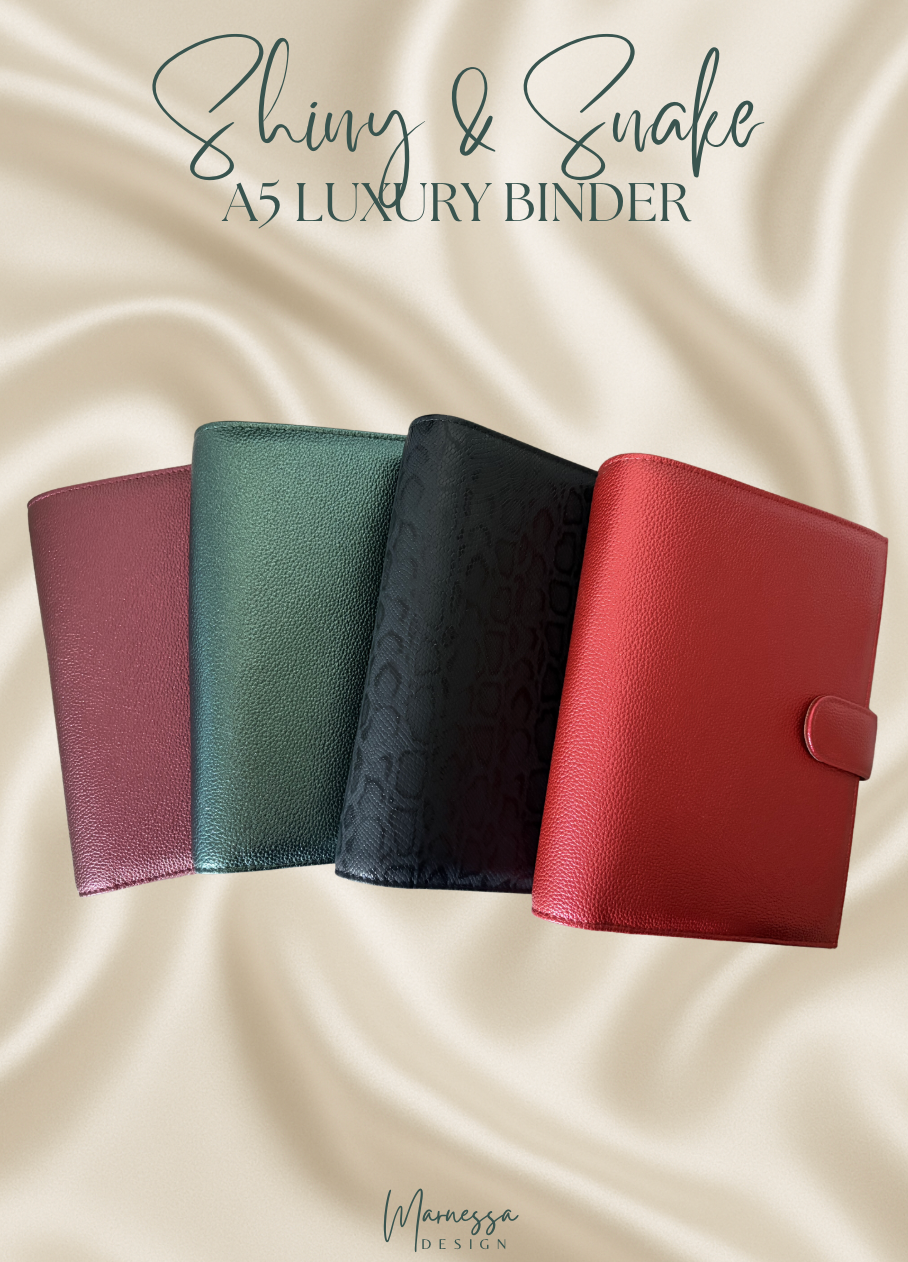 A5 Luxury Binder mit Flyleaf | SHINY & SNAKE