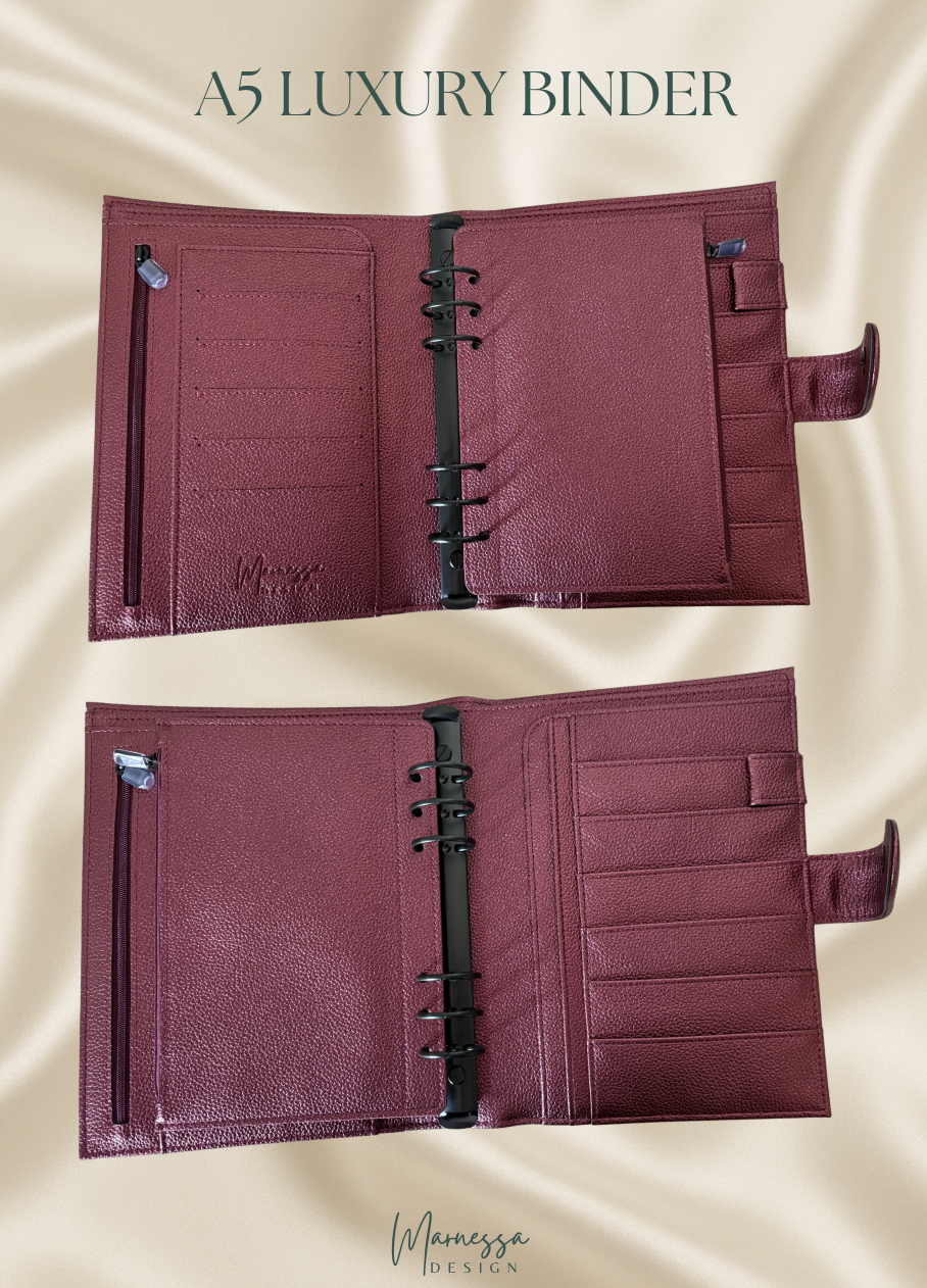 A5 Luxury Binder mit Flyleaf | SHINY & SNAKE