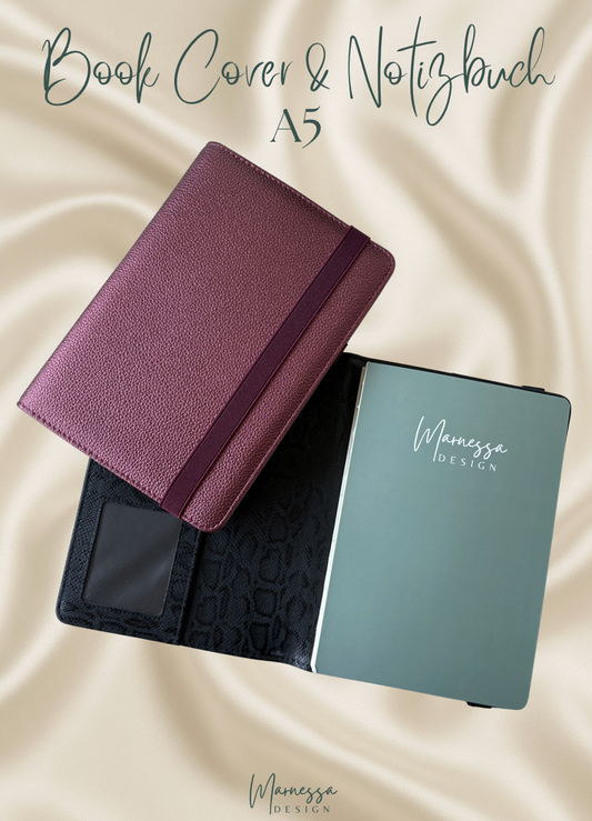 A5 BOOK COVER & NOTIZBUCH | SHINY & SNAKE