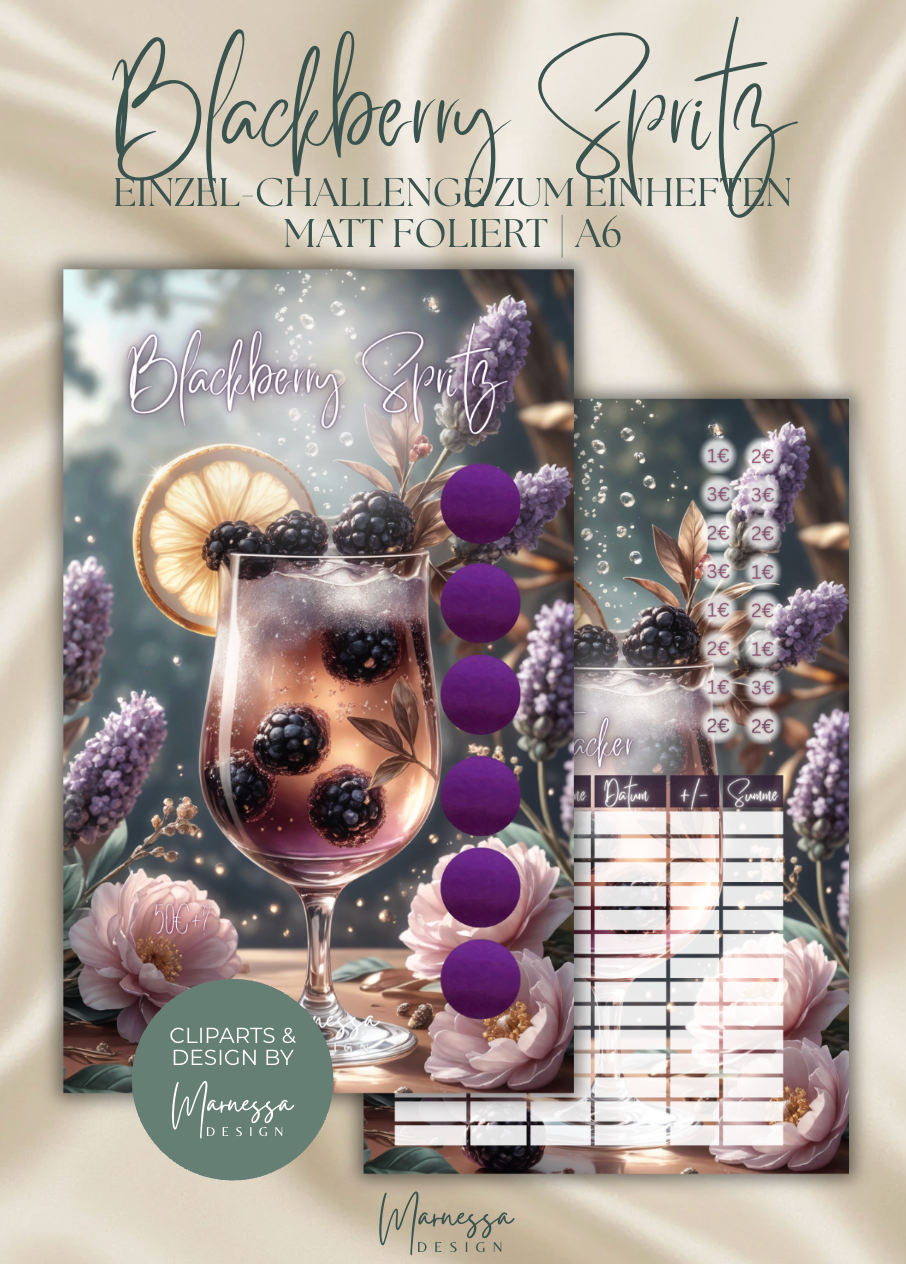 FOOD & DRINKS COLLECTION | Einzel-Challenges zum einheften | matt foliert | A6