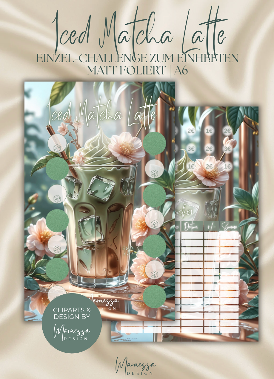 FOOD & DRINKS COLLECTION | Einzel-Challenges zum einheften | matt foliert | A6