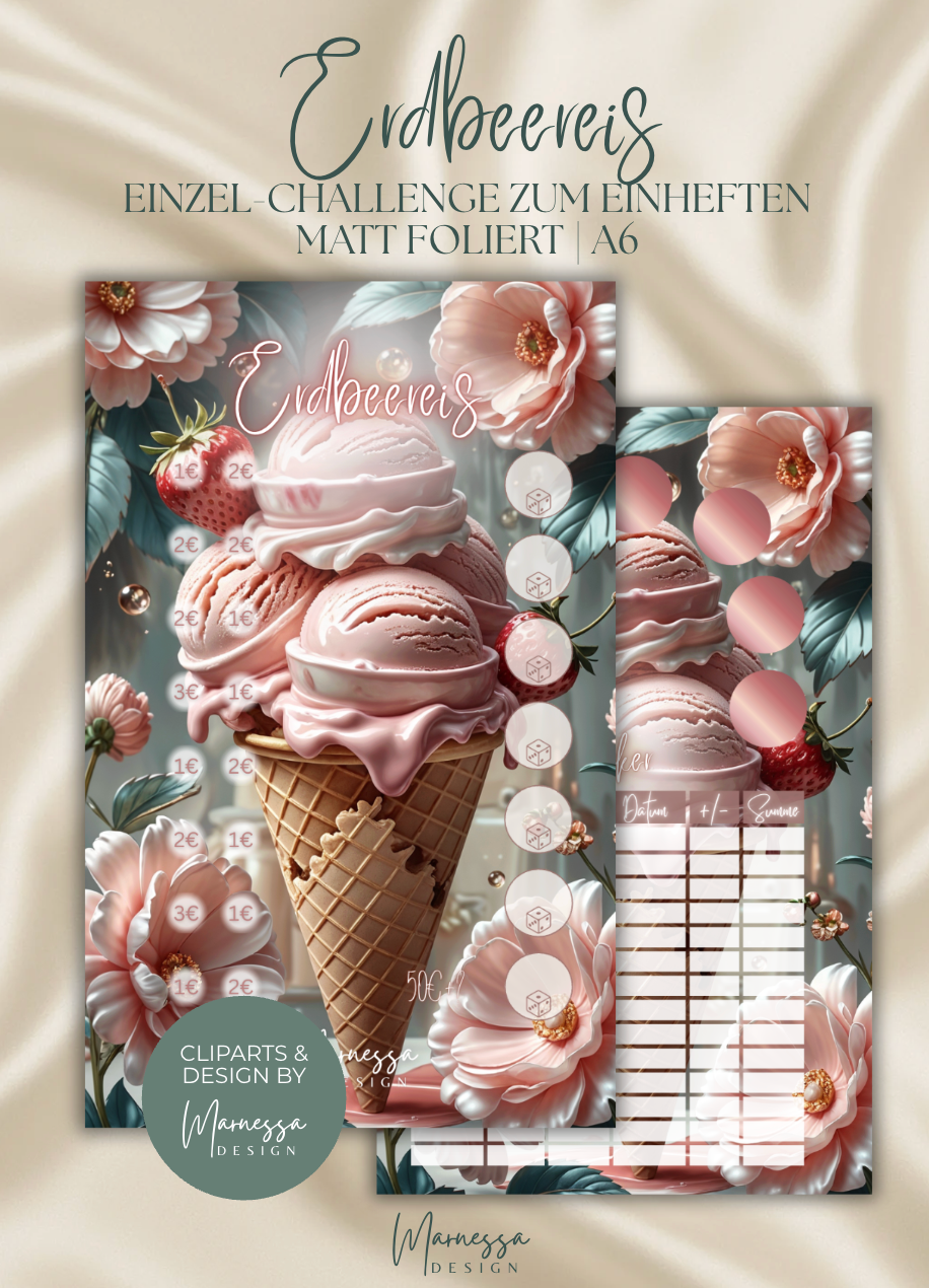 FOOD & DRINKS COLLECTION | Einzel-Challenges zum einheften | matt foliert | A6