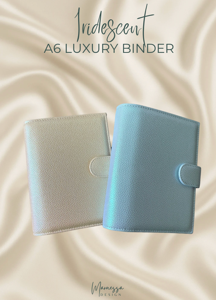 A6 Luxury Binder mit Flyleaf | IRIDESCENT
