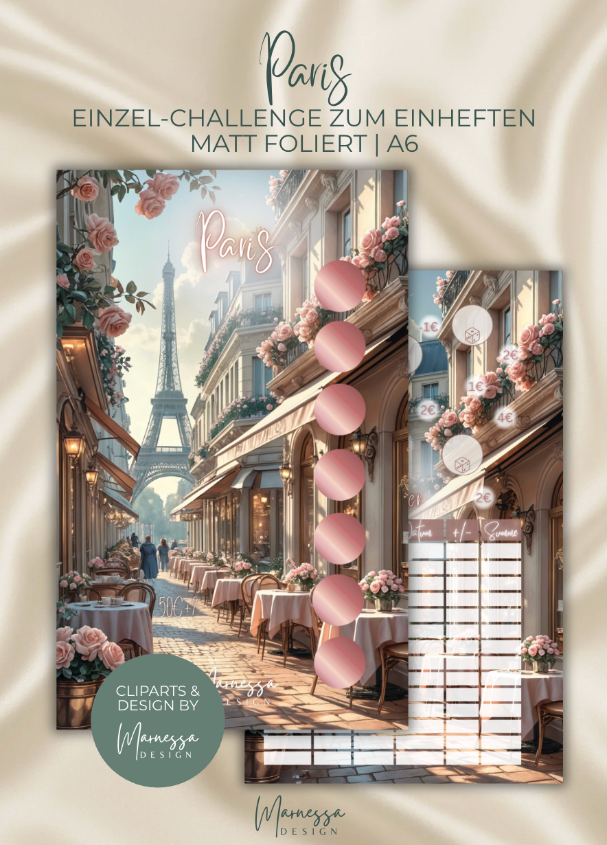 TRAVEL DREAMS COLLECTION | Einzel-Challenges zum einheften | matt foliert | A6