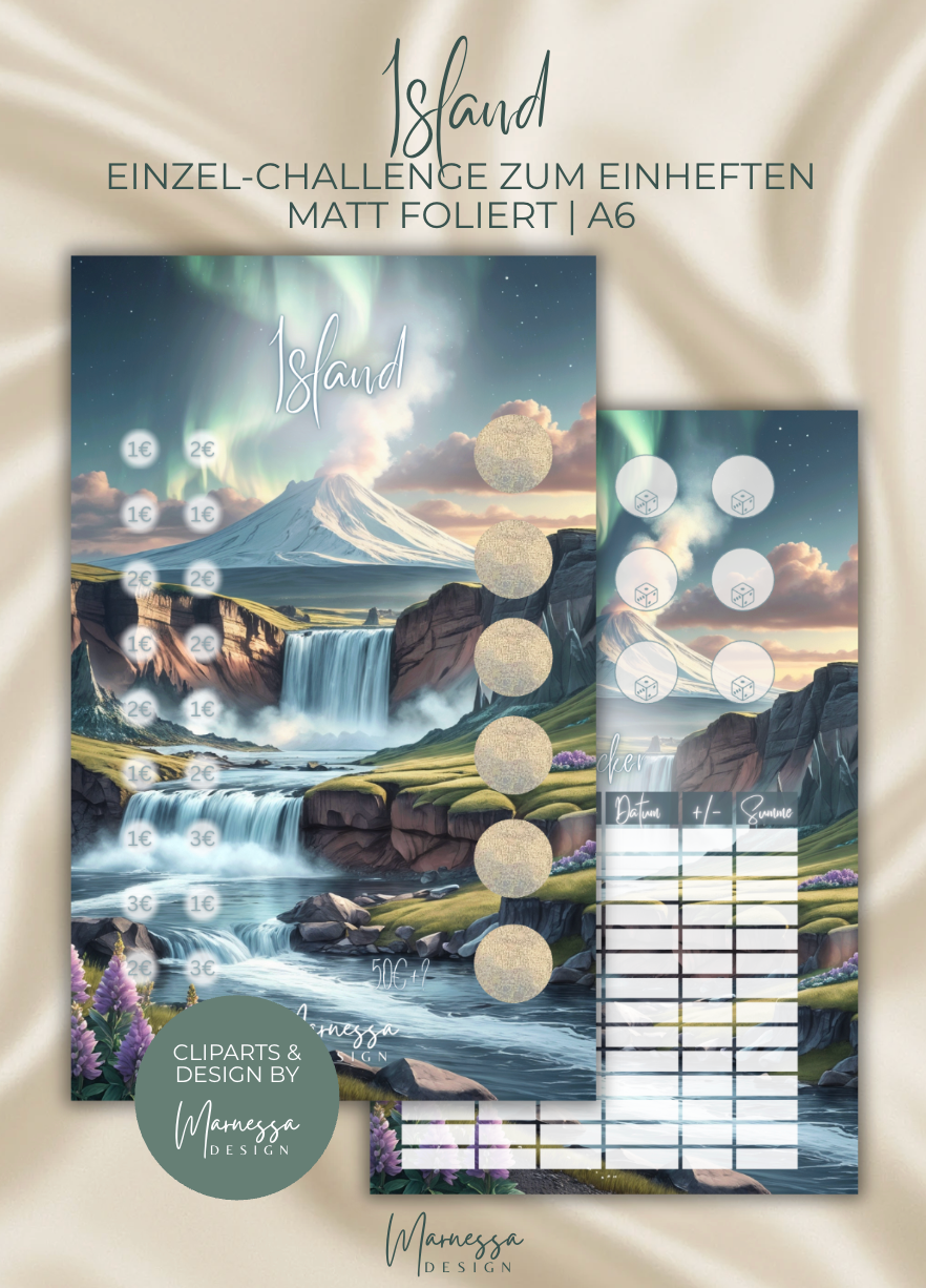 TRAVEL DREAMS COLLECTION | Einzel-Challenges zum einheften | matt foliert | A6