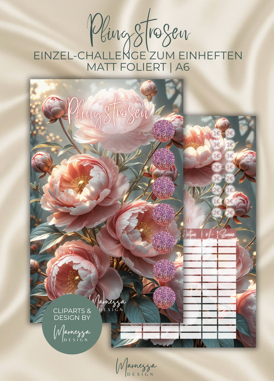 BOTANICAL COLLECTION | Einzel-Challenges zum einheften | matt foliert | A6