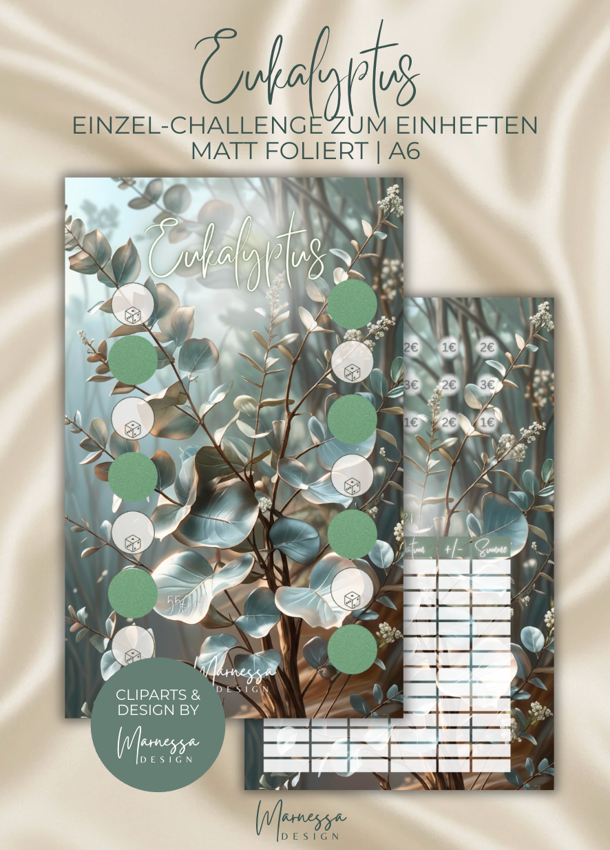 BOTANICAL COLLECTION | Einzel-Challenges zum einheften | matt foliert | A6