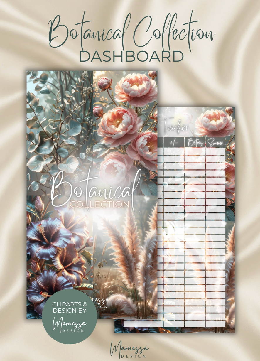 BOTANICAL COLLECTION | Einzel-Challenges zum einheften | matt foliert | A6