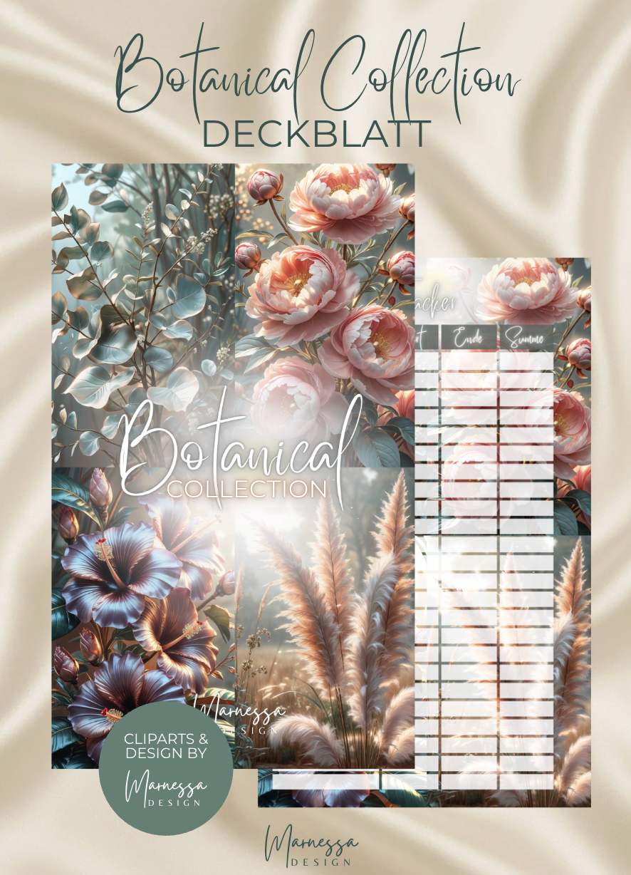 BOTANICAL COLLECTION | Einzel-Challenges zum einheften | matt foliert | A6