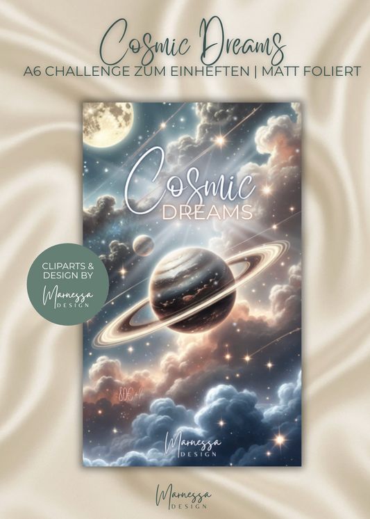 COSMIC DREAMS  | Sparchallenge zum einheften | Sparweg | matt foliert | A6