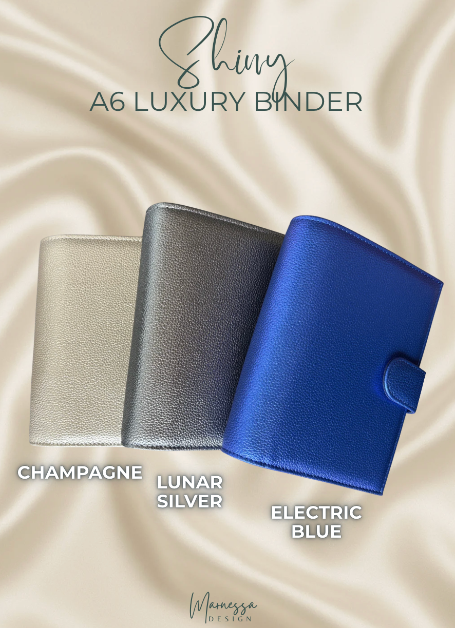 A6 Luxury Binder mit Flyleaf | SHINY