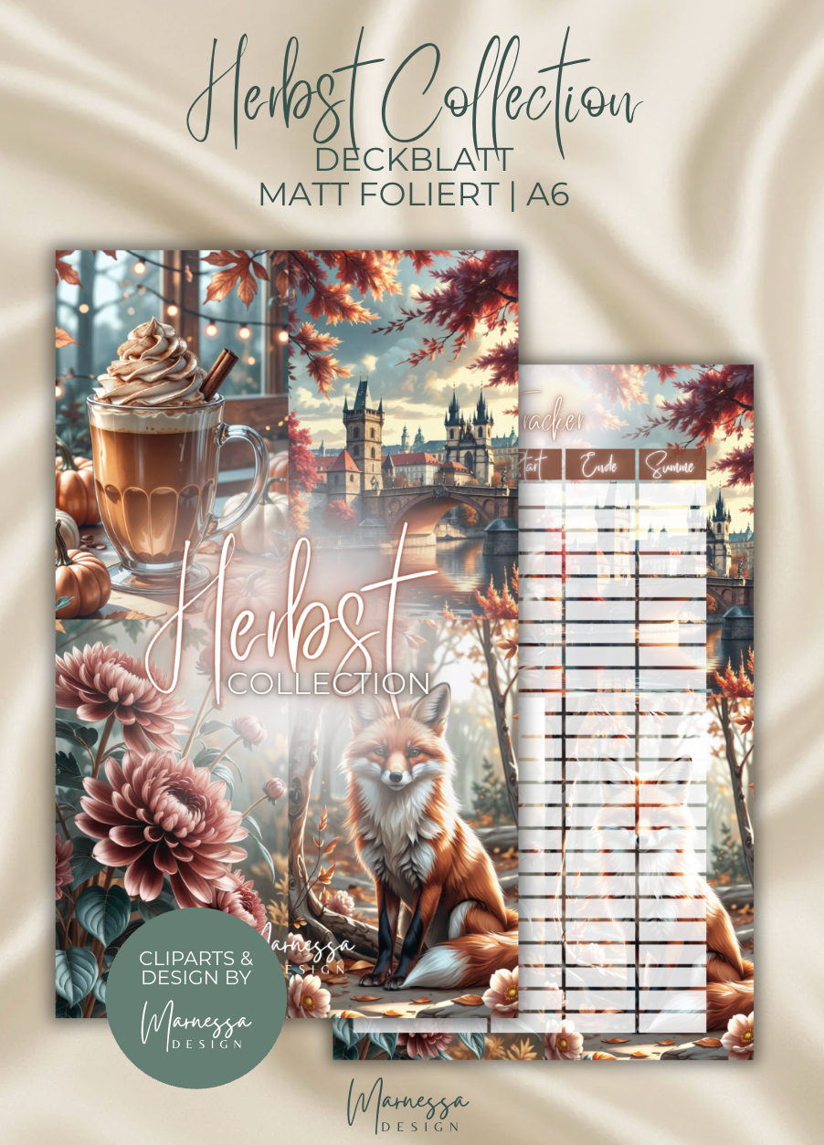 HERBST COLLECTION | Einzel-Challenges zum einheften | matt foliert | A6