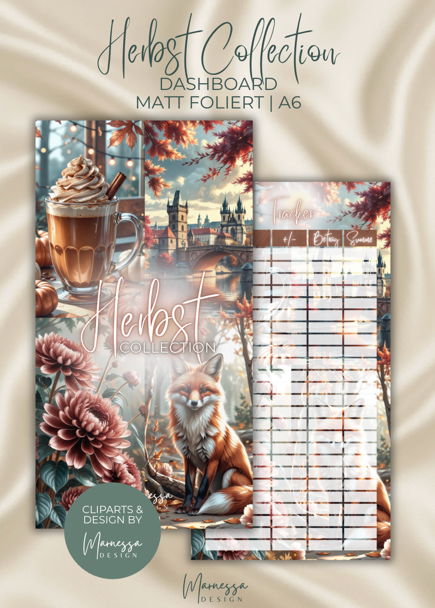 HERBST COLLECTION | Einzel-Challenges zum einheften | matt foliert | A6