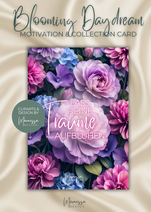 Postkarte | MOTIVATION & COLLECTION CARD | BLOOMING DAYDREAM