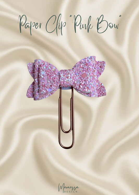 Deko Paper Clip | PINK BOW