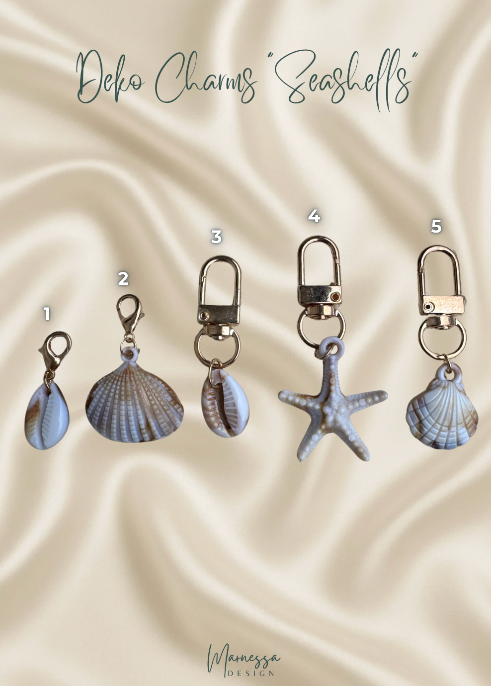 Deko Charms | SEASHELLS