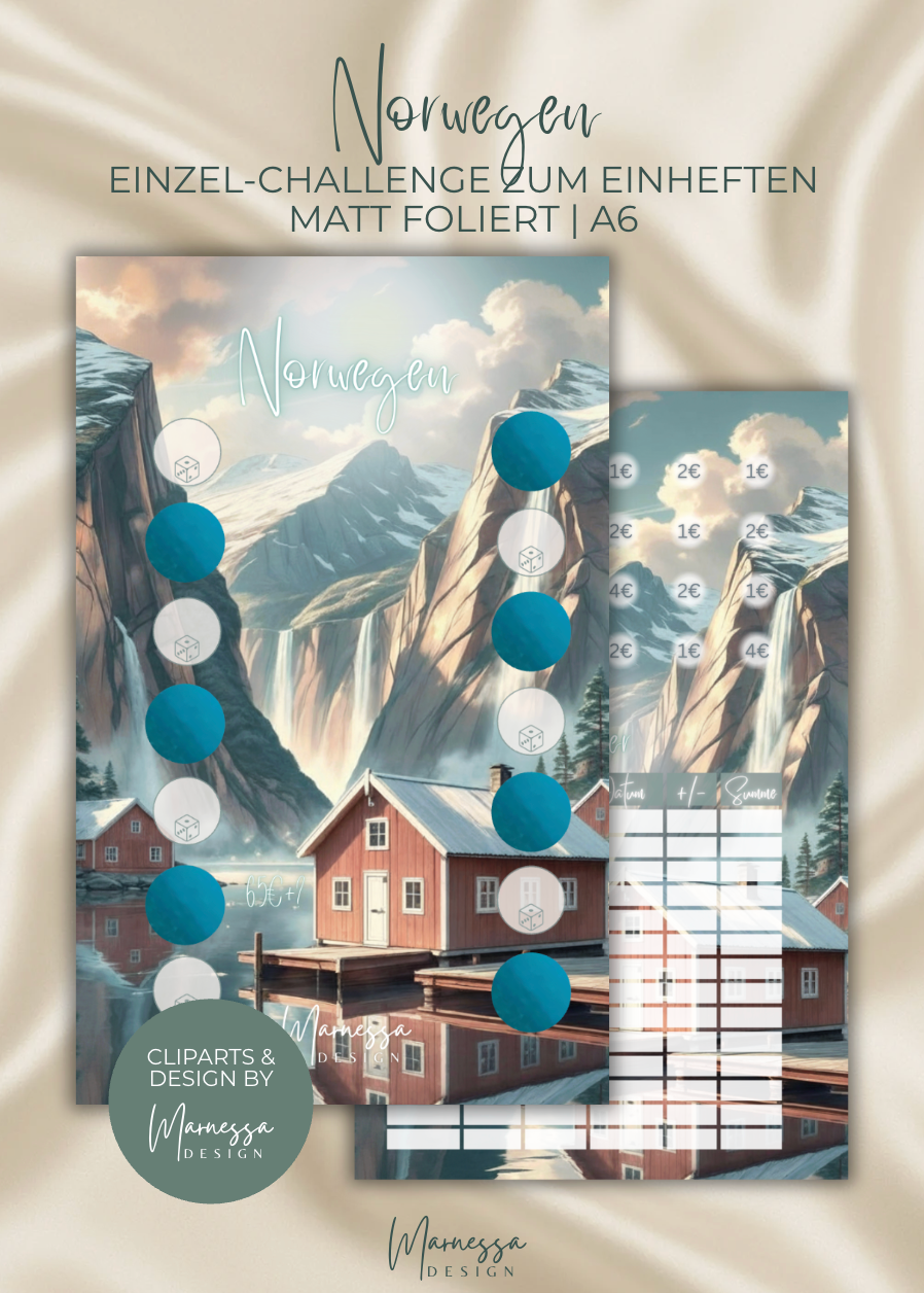 TRAVEL DREAMS COLLECTION | Einzel-Challenges zum einheften | matt foliert | A6