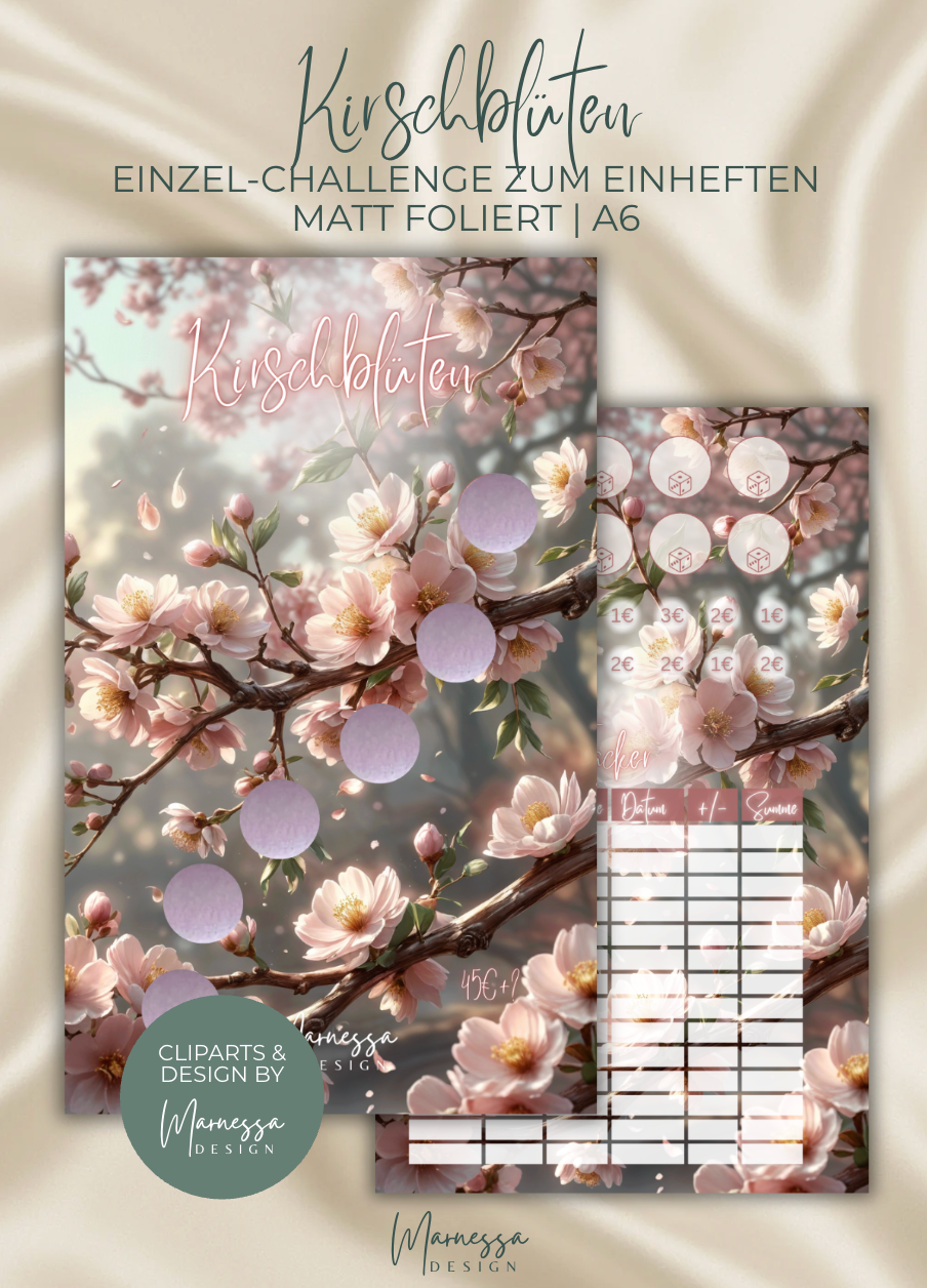 BOTANICAL COLLECTION | Einzel-Challenges zum einheften | matt foliert | A6