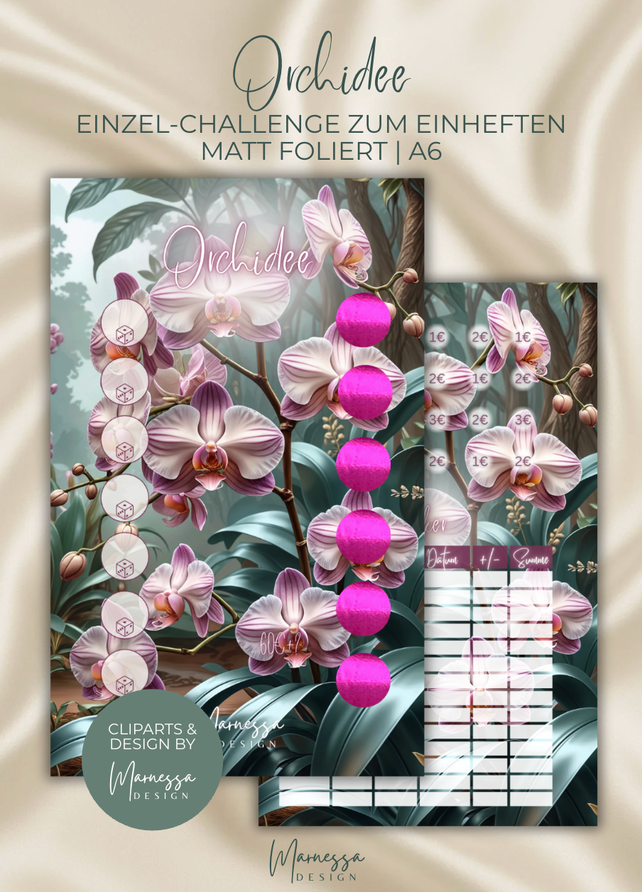 BOTANICAL COLLECTION | Einzel-Challenges zum einheften | matt foliert | A6